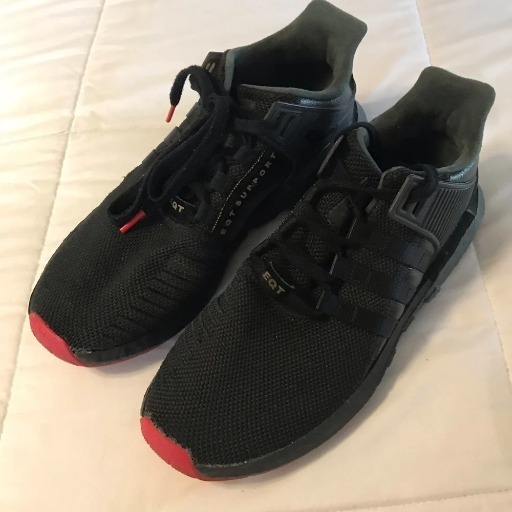 ADIDAS EQT SUPPORT 93/17 Core Black men’s size 11 sneakers tennis shoes